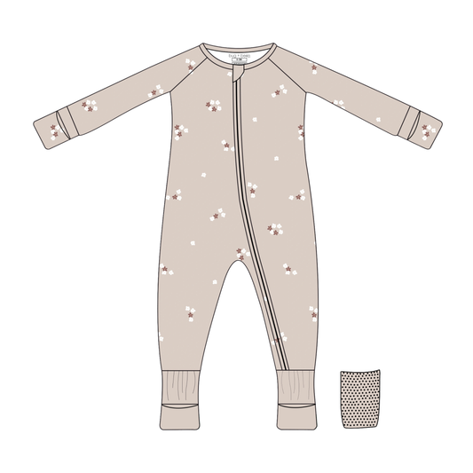 Mocha Bloom Bamboo Sleeper