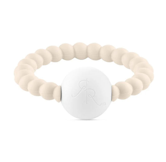 Ryan + Rose Cutie Teething Rattle, Ivory