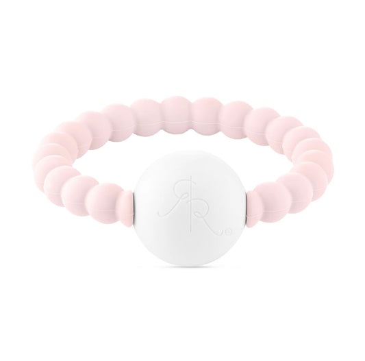 Ryan + Rose Cutie Teething Rattle, Pink